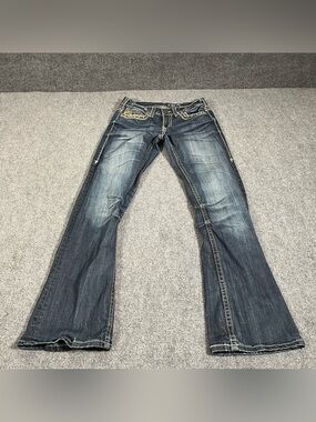 Cowgirl Tuff Co Jeans Womens 28X31 Don't Fence Me In Barb Wire Bootcut Western